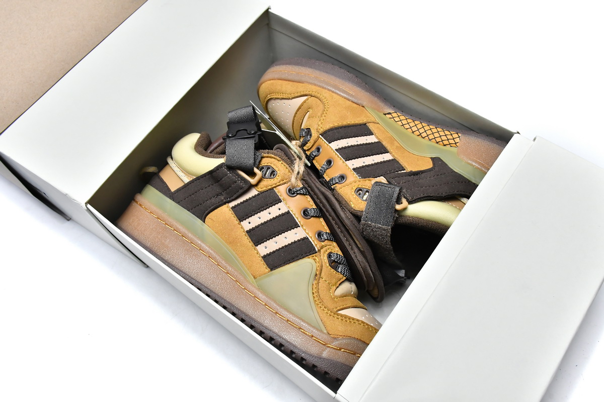 Adidas Bad Bunny X Forum Buckle Low 'The First Cafe' GW0264 - Exclusive Collaboration Sneakers Adidas Bad Bunny X Forum Buckle Low 'The First Cafe' GW0264 - Exclusive Collaboration Sneakers