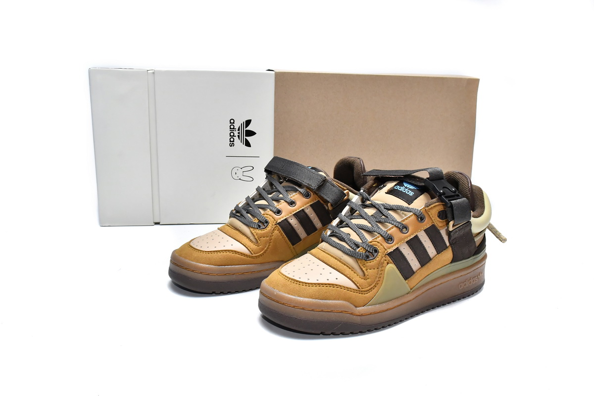 Adidas Bad Bunny X Forum Buckle Low 'The First Cafe' GW0264 - Exclusive Collaboration Sneakers Adidas Bad Bunny X Forum Buckle Low 'The First Cafe' GW0264 - Exclusive Collaboration Sneakers