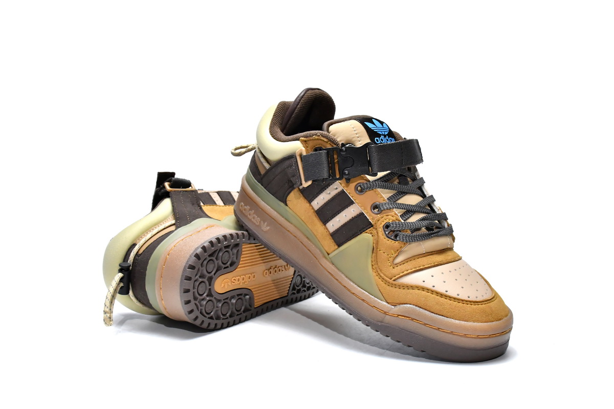 Adidas Bad Bunny X Forum Buckle Low 'The First Cafe' GW0264 - Exclusive Collaboration Sneakers Adidas Bad Bunny X Forum Buckle Low 'The First Cafe' GW0264 - Exclusive Collaboration Sneakers