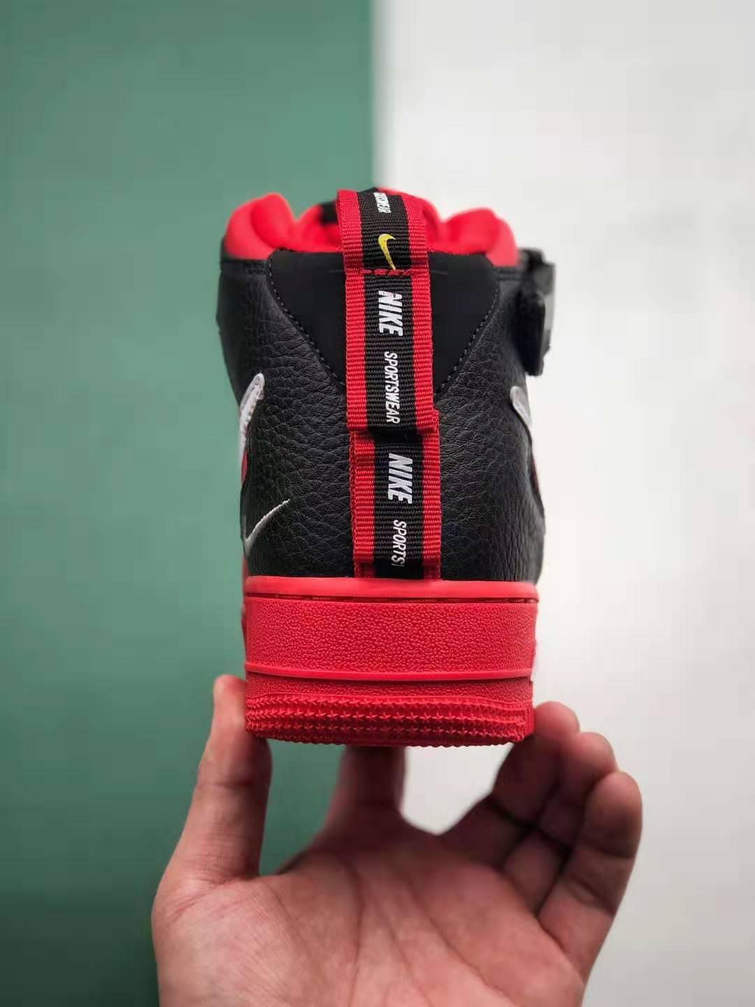 Nike Air Force 1 Mid Utility University Red 804609-605: Premium Design and Performance. Nike Air Force 1 Mid Utility University Red 804609-605: Premium Design and Performance.