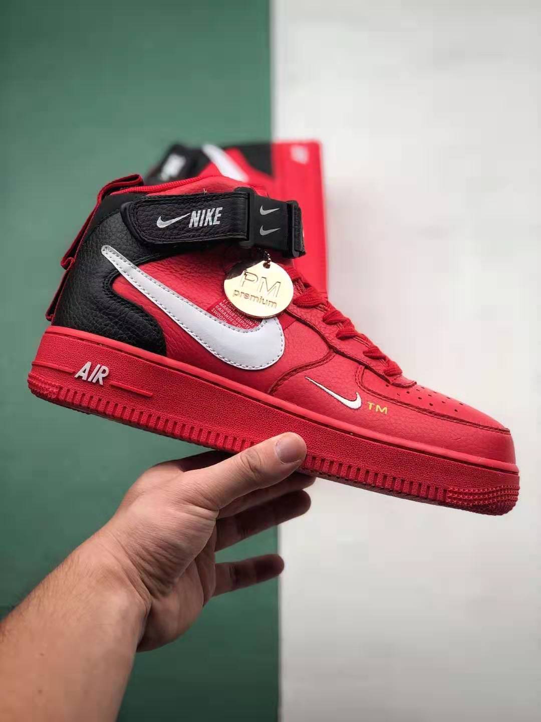 Nike Air Force 1 Mid Utility University Red 804609-605: Premium Design and Performance. Nike Air Force 1 Mid Utility University Red 804609-605: Premium Design and Performance.