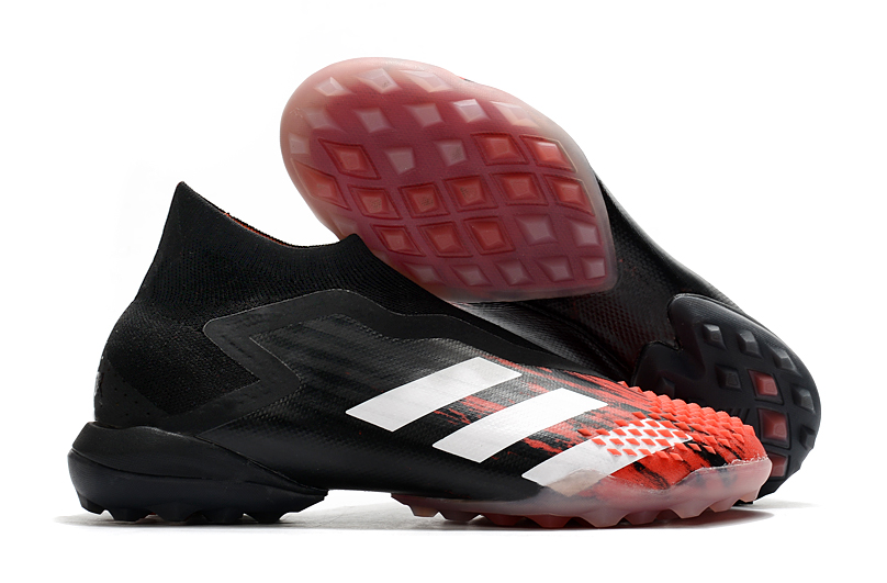 Adidas Predator Dracon 20+ TF Black Red - EF1573 | Premium Soccer Cleats