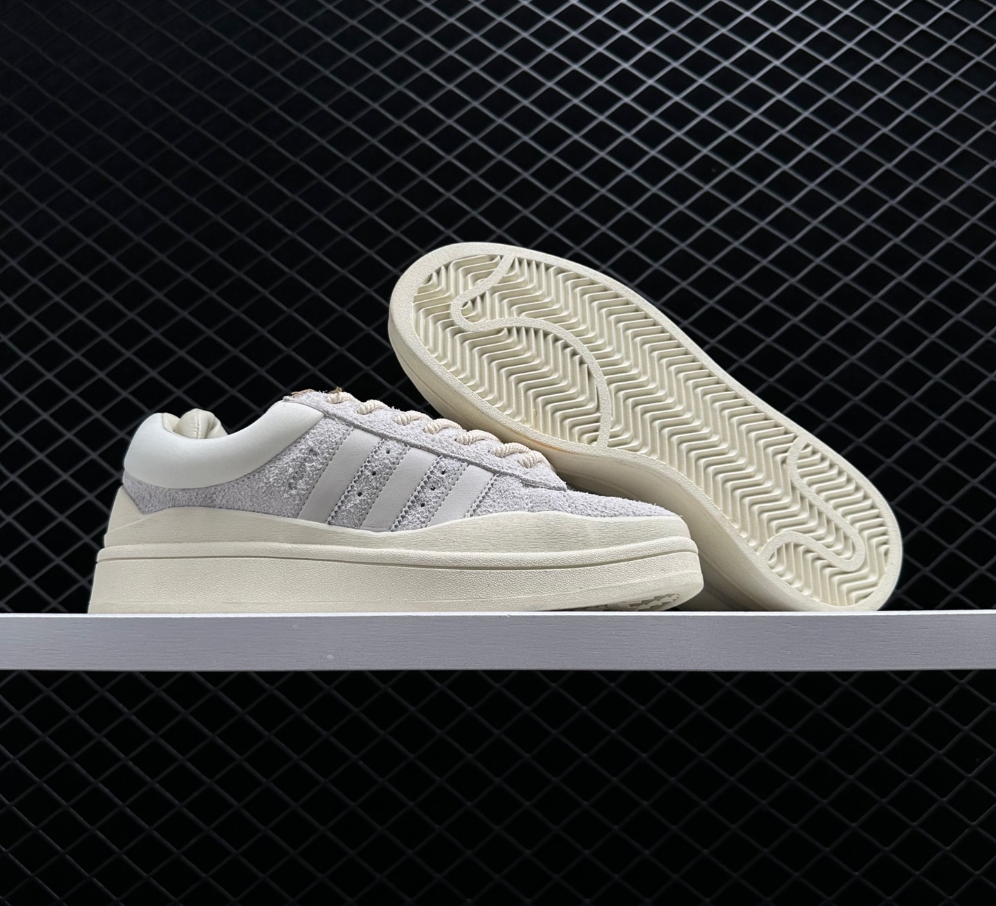 Adidas Bad Bunny x Campus Moon 'Cloud White' FZ5823: Shop Exclusive Collaboration Sneakers Adidas Bad Bunny x Campus Moon 'Cloud White' FZ5823: Shop Exclusive Collaboration Sneakers
