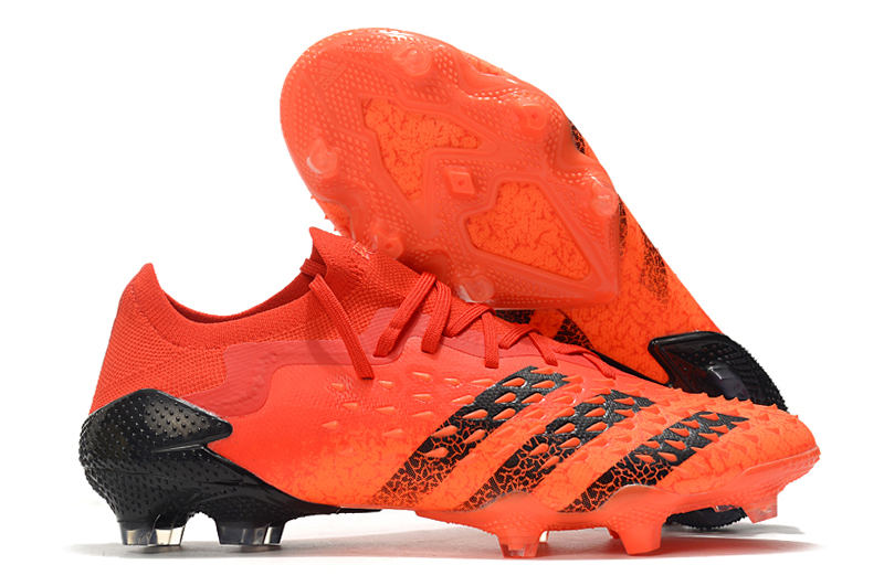Adidas Predator Freak.1 FG 'Demonskin - Solar Red' FY6266 | Superior Soccer Cleats | Up your Game with Unmatched Control