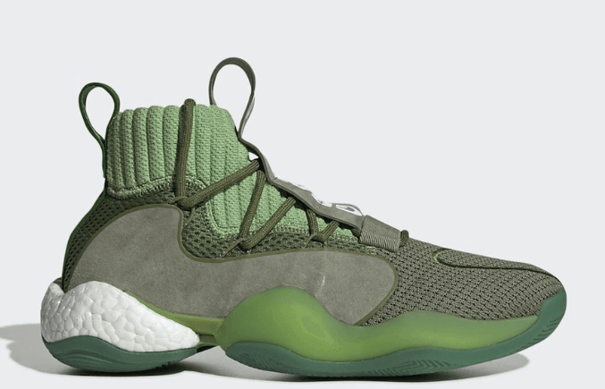 Adidas Pharrell x Crazy BYW X 'Green' EG7729 - Stylish and Comfy Footwear