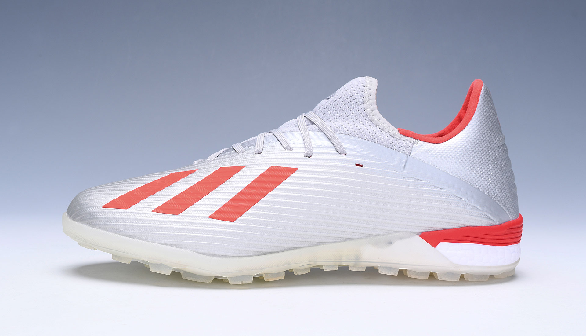 Adidas X 19.1 TF Silver Metallic Red Footwear White G25752