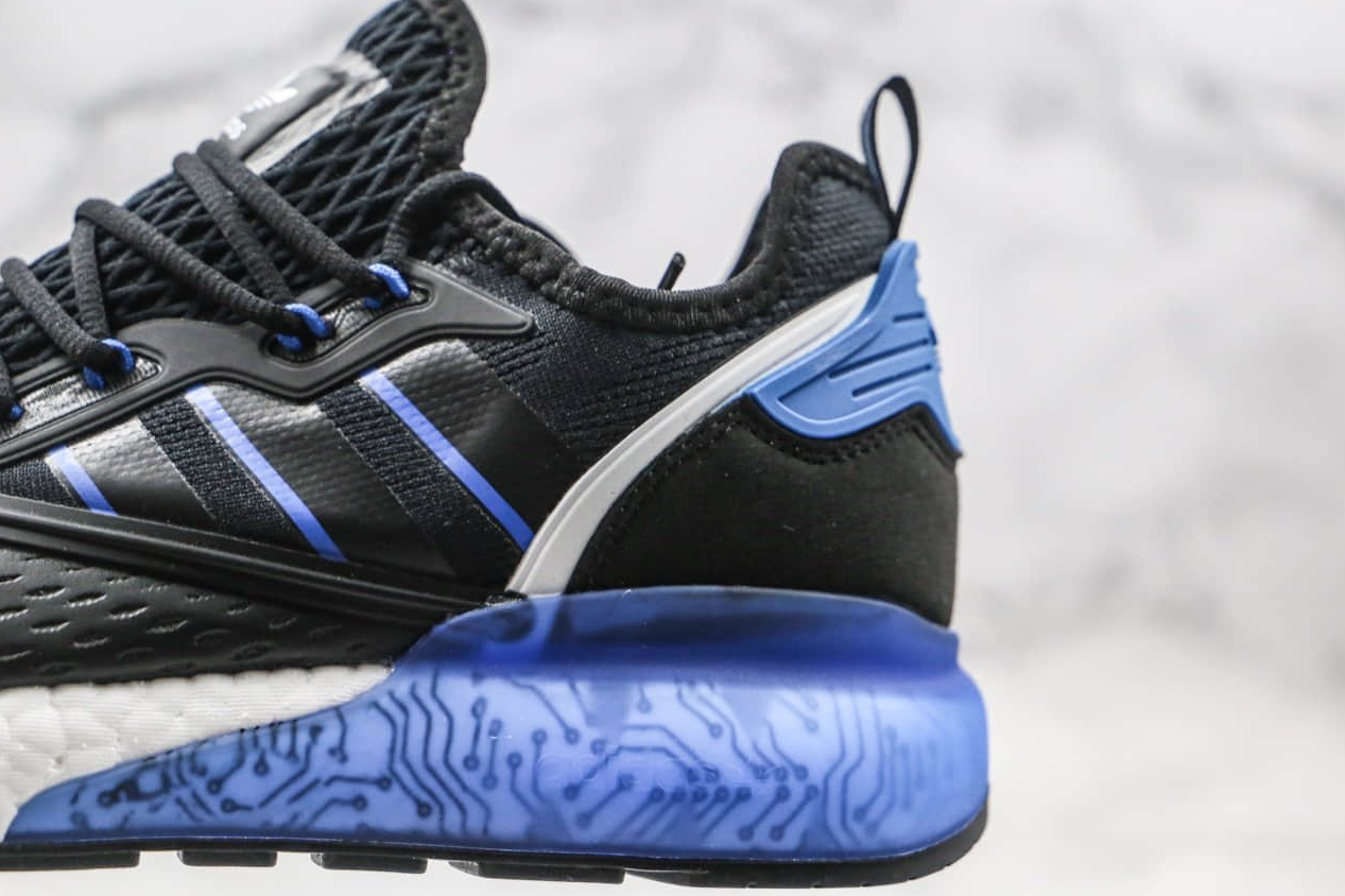 Adidas ZX 2K Boost 'Black Bright Royal' FY1458 - Sleek and Stylish Athletic Shoes Adidas ZX 2K Boost 'Black Bright Royal' FY1458 - Sleek and Stylish Athletic Shoes