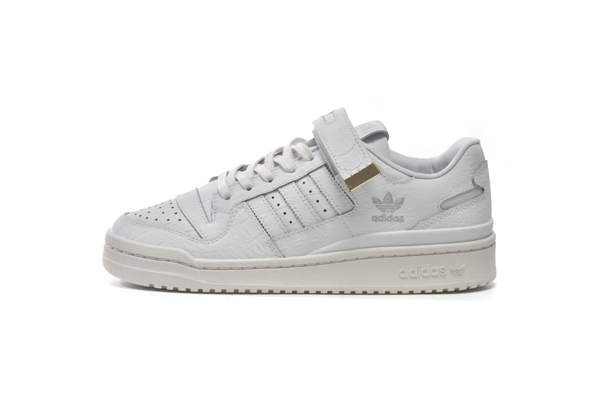 Adidas Forum 84 Low 'Croc Skin - White' Sneakers - Limited Edition