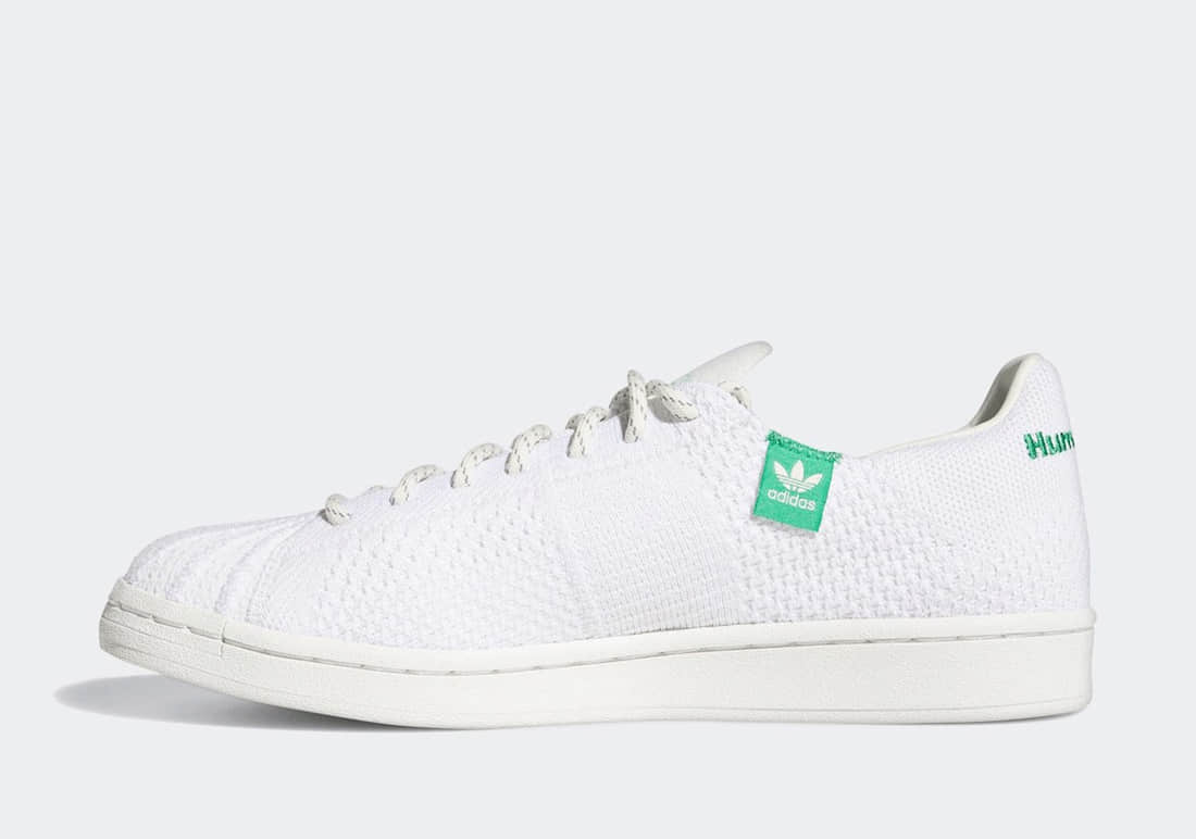 Adidas Pharrell x Superstar Primeknit 'White' GX0194 - Classic Style and Comfort