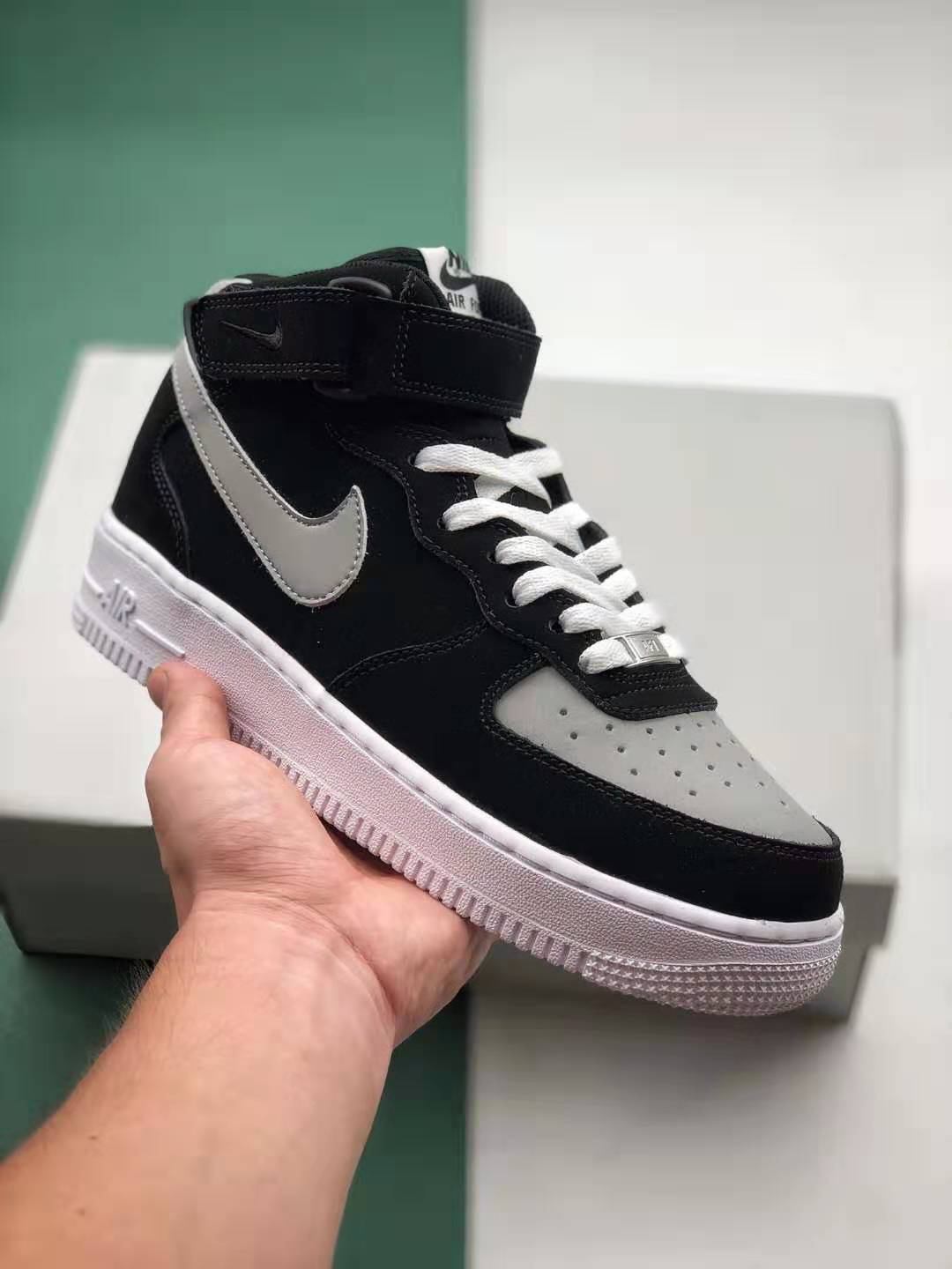 Nike Air Force 1 Mid 07 Black White 596728-305 - Classic Style & Iconic Design | Shop Now!