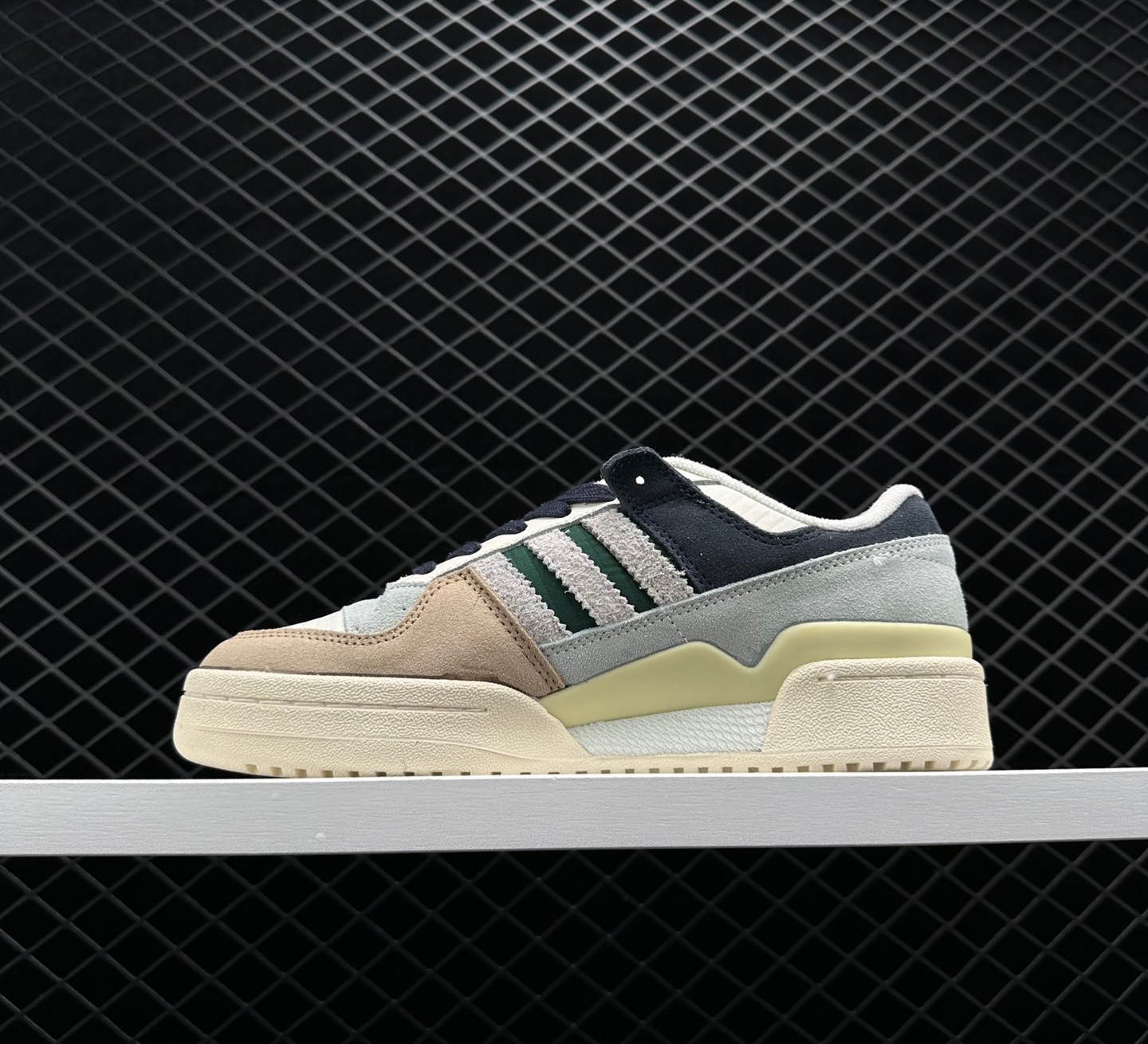 Adidas Forum 84 Low 'Beige Navy Green' GW4332 - Classic Sneakers for Men