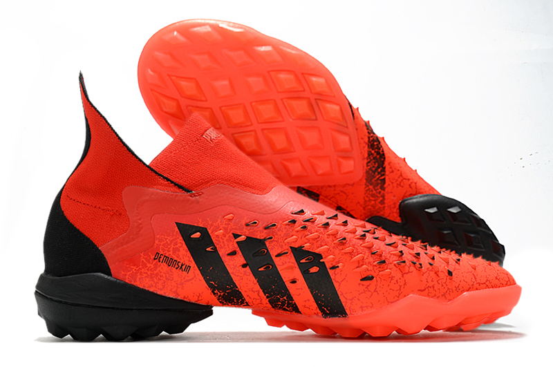 Adidas Predator Freak+ TF 'Demonskin - Solar Red' FY6251 - Unleash Your Inner Beast!