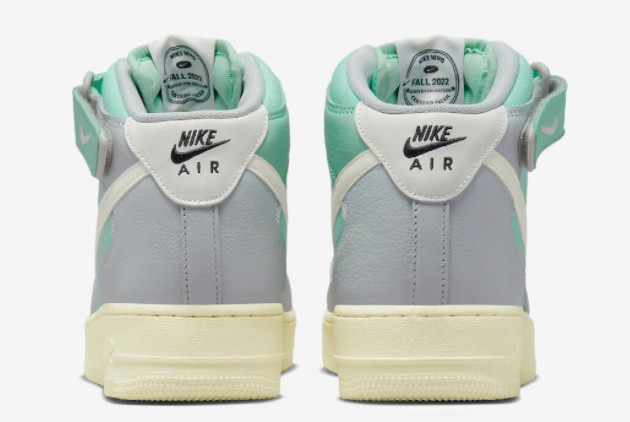 Nike Air Force 1 Mid 'Certified Fresh' Grey Fog/Sail-Enamel Green-Alpha Orange DQ8766-002 - Shop Now Nike Air Force 1 Mid 'Certified Fresh' Grey Fog/Sail-Enamel Green-Alpha Orange DQ8766-002 - Shop Now