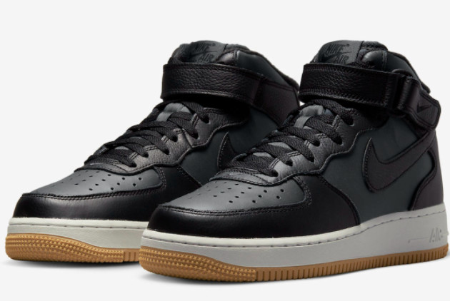 Nike Air Force 1 Mid 'Black Gum' DV7585-001 - Sleek & Stylish Mid-Top Sneakers Nike Air Force 1 Mid 'Black Gum' DV7585-001 - Sleek & Stylish Mid-Top Sneakers