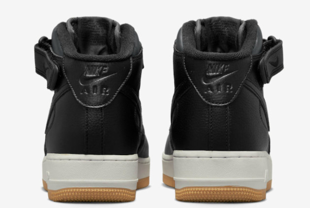 Nike Air Force 1 Mid 'Black Gum' DV7585-001 - Sleek & Stylish Mid-Top Sneakers Nike Air Force 1 Mid 'Black Gum' DV7585-001 - Sleek & Stylish Mid-Top Sneakers