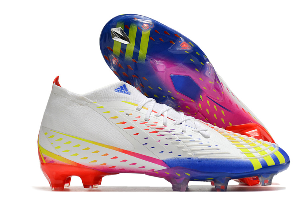 Adidas Predator Edge.1 Low FG 'Al Rihla Pack - White' GW1022 - High-performance Football Shoes