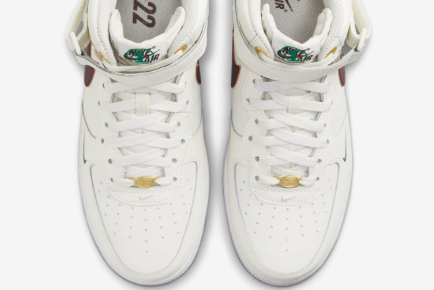 Nike Air Force 1 Mid Sail/Brown Basalt-Malachite-White DR9513-100 - Stylish and Versatile Sneakers Nike Air Force 1 Mid Sail/Brown Basalt-Malachite-White DR9513-100 - Stylish and Versatile Sneakers