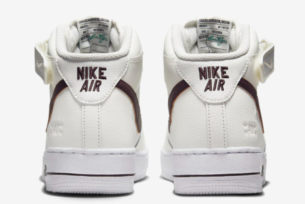 Nike Air Force 1 Mid Sail/Brown Basalt-Malachite-White DR9513-100 - Stylish and Versatile Sneakers Nike Air Force 1 Mid Sail/Brown Basalt-Malachite-White DR9513-100 - Stylish and Versatile Sneakers