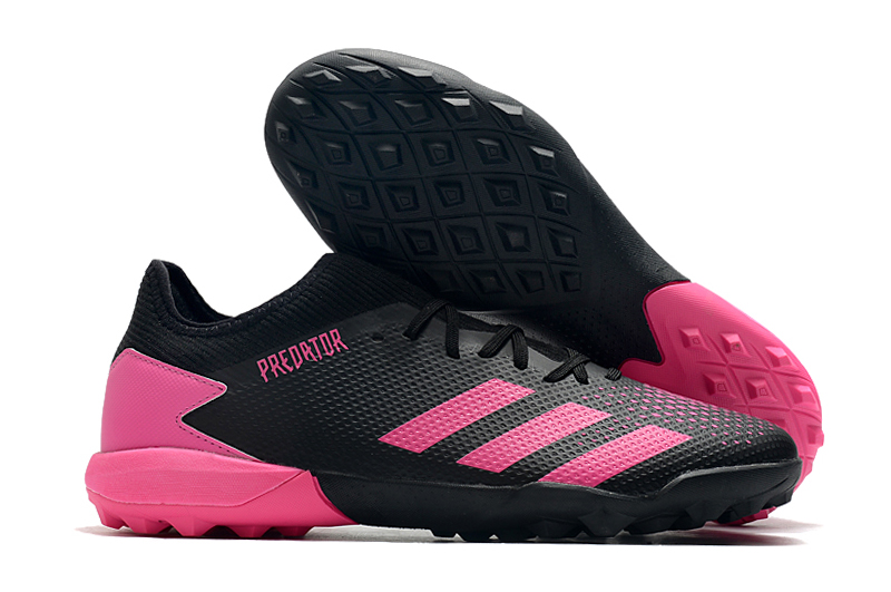 Adidas Predator Mutator 20.1 FG Low Black Pink Soccer Cleats - Premium Performance for Maximum Control.
