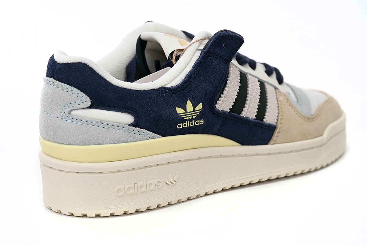 Adidas Forum 84 Low 'Beige Navy Green' - Trendy Sneakers for Men Adidas Forum 84 Low 'Beige Navy Green' - Trendy Sneakers for Men