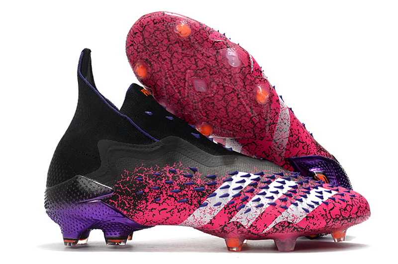 Adidas Predator Freak+ FG Demonskin Black Shock Pink FW7617 - Shop Now!