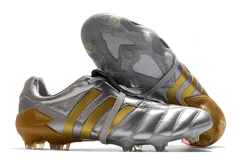 Adidas Predator Mania FG Tormentor Metallic Silver Gold - Ultimate Football Boots