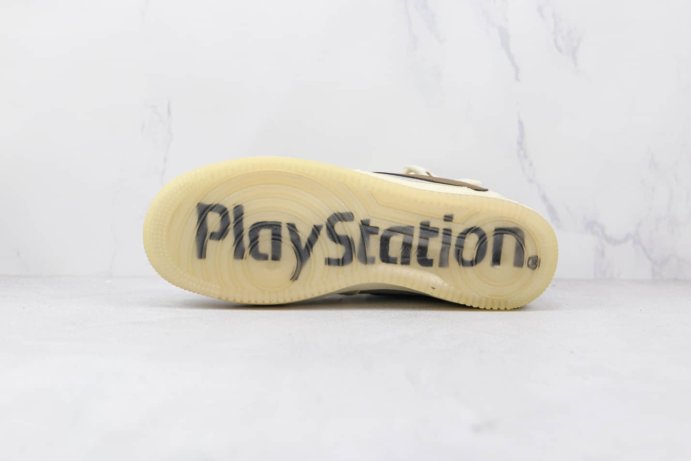 Travis Scott x Sony PS5 x Nike AF1 Mid Beige Grey Brown BQ5828-202 Travis Scott x Sony PS5 x Nike AF1 Mid Beige Grey Brown BQ5828-202