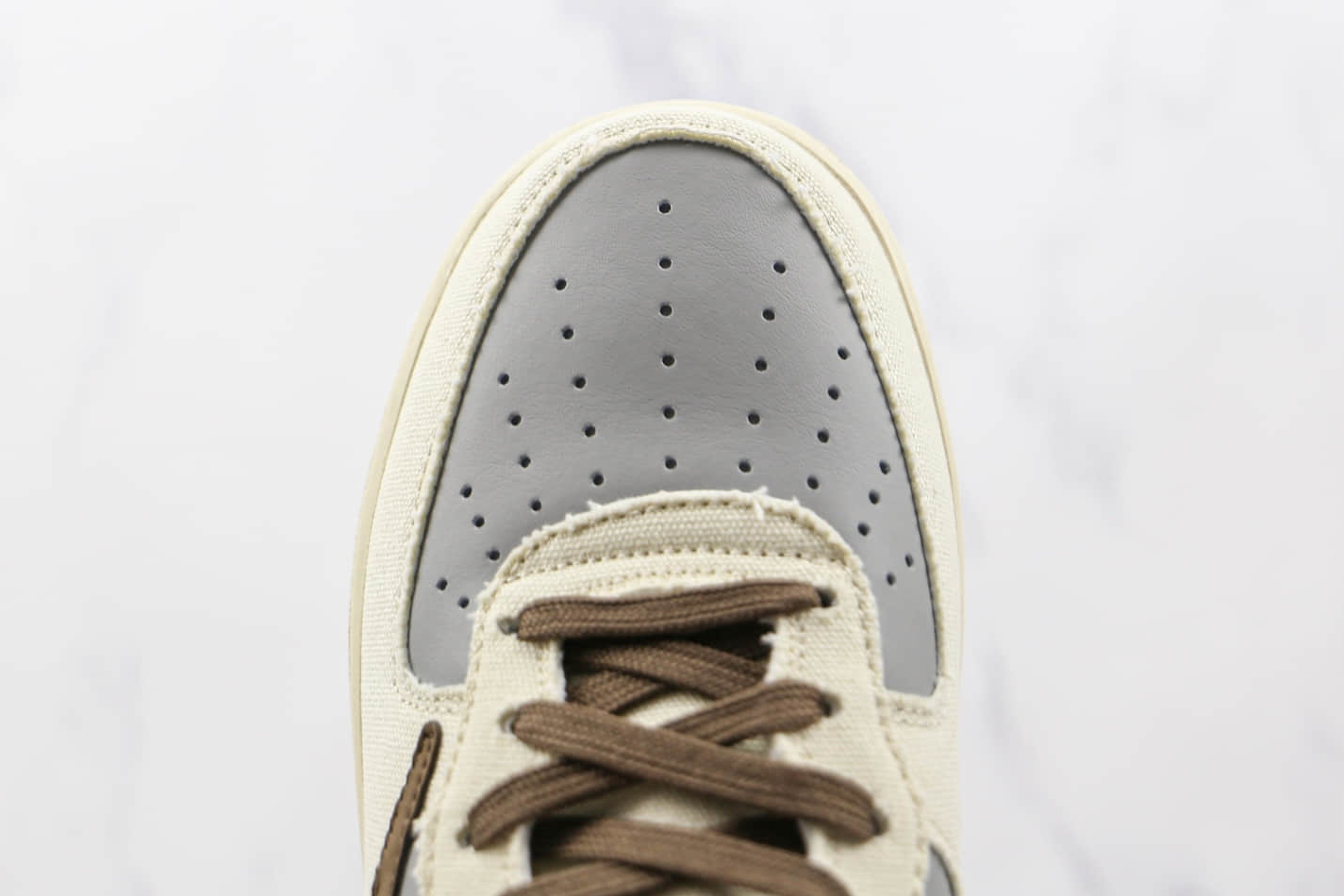 Travis Scott x Sony PS5 x Nike AF1 Mid Beige Grey Brown BQ5828-202 Travis Scott x Sony PS5 x Nike AF1 Mid Beige Grey Brown BQ5828-202