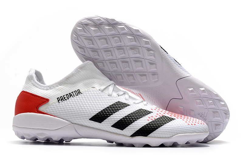 Adidas Predator 20.3 L TF Turf White Red Black - Superior Performance on Turf