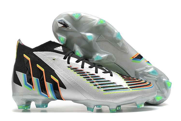 Adidas Predator Edge.1 FG 'Silver Metallic Black' HR1573 - Superior Performance and Style