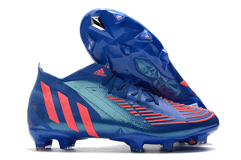 Adidas Predator Edge.1 FG 'Hi-Res Blue Turbo' H02932 - Premium Soccer Cleats