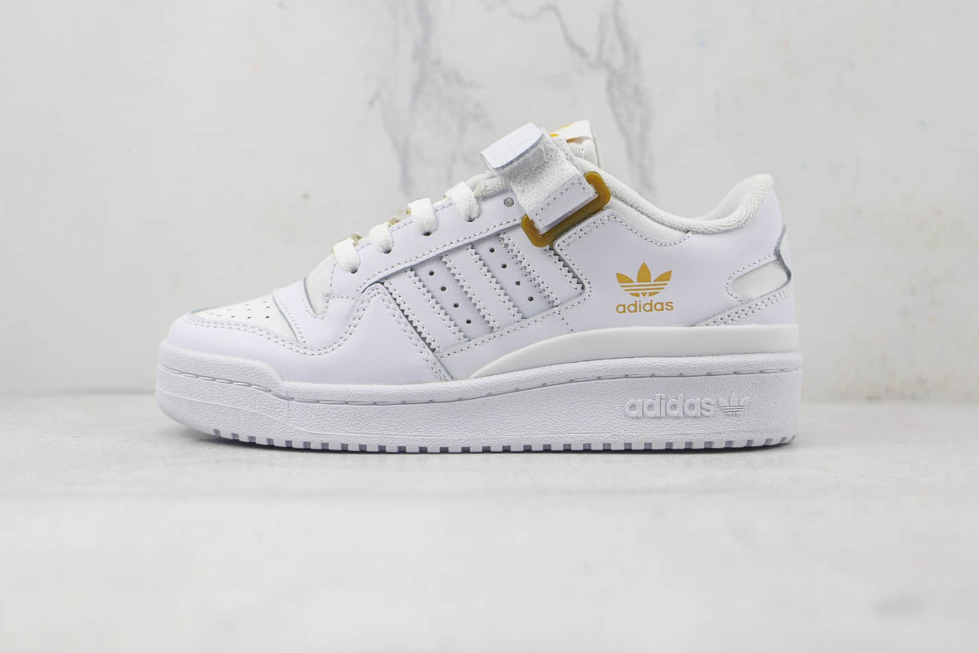 Adidas Forum Low White Gold Metallic GZ6379 - Classic Style with a Modern Twist