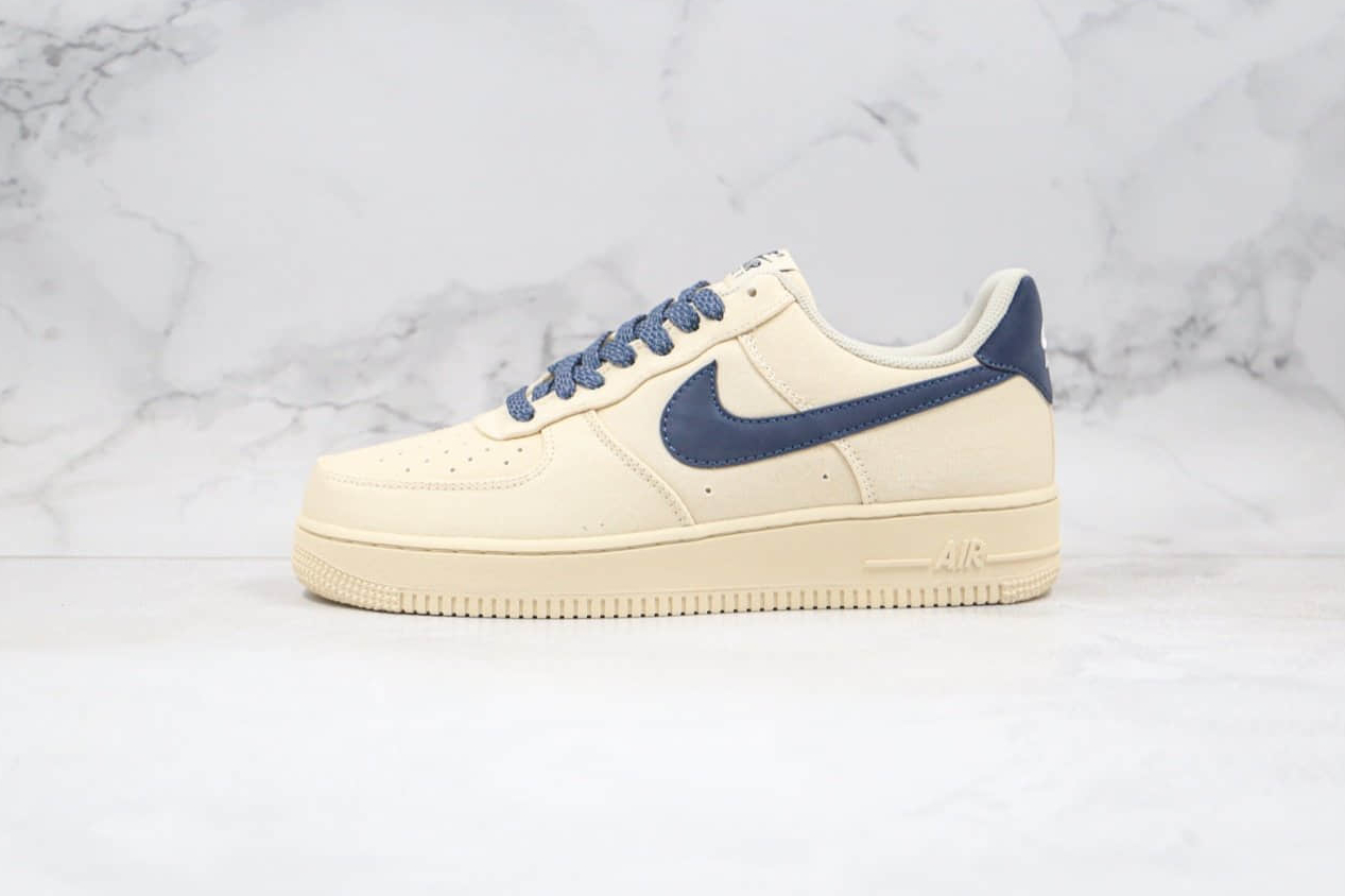 Nike Air Force 1'07 Beige Deep Blue Reflection 315122-109 - Stylish and Versatile Sneakers
