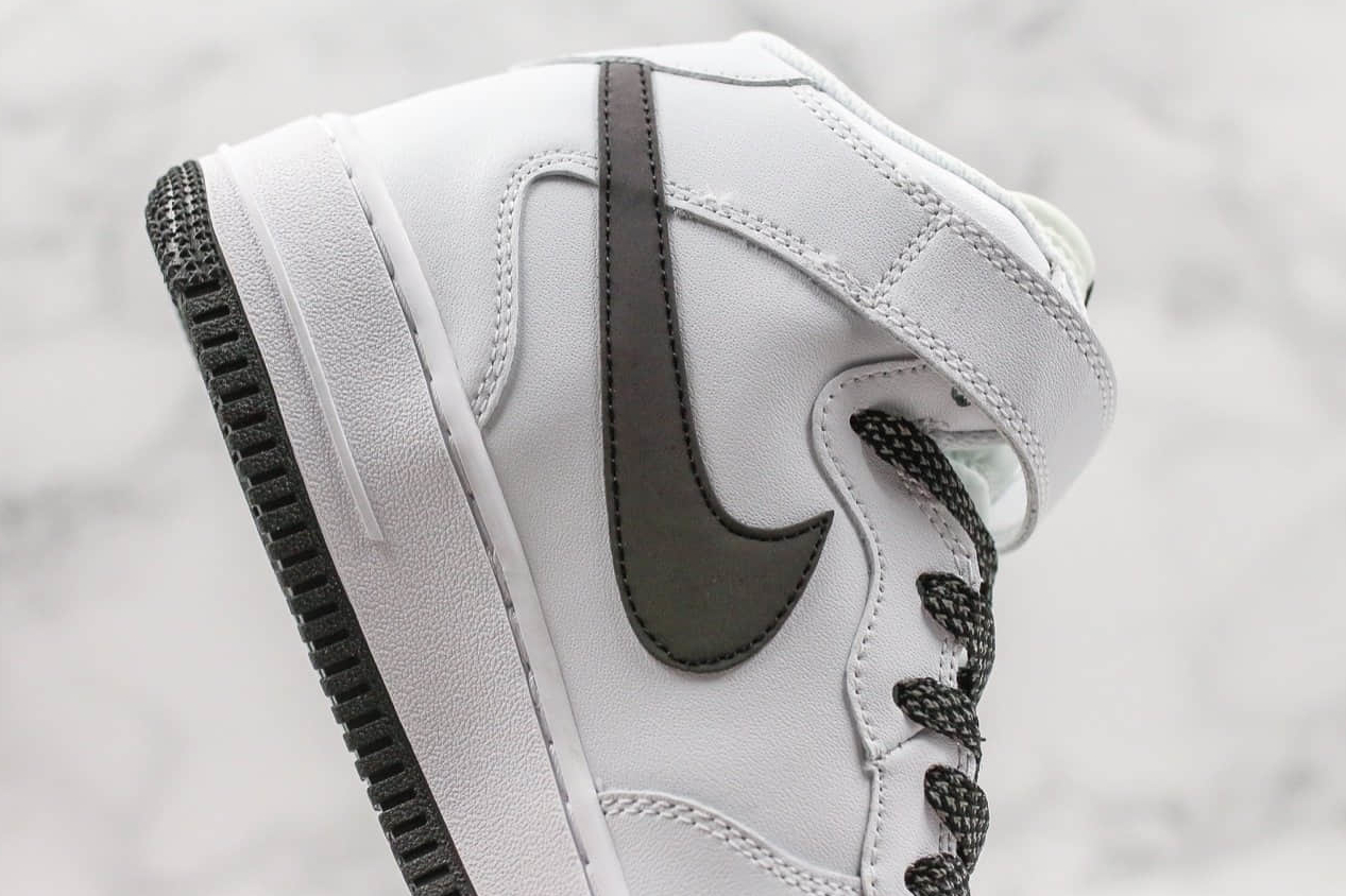 Nike Air Force 1 Mid 07 LV8 White Black Running Shoes 366731-808 - Premium Style and Comfort Nike Air Force 1 Mid 07 LV8 White Black Running Shoes 366731-808 - Premium Style and Comfort