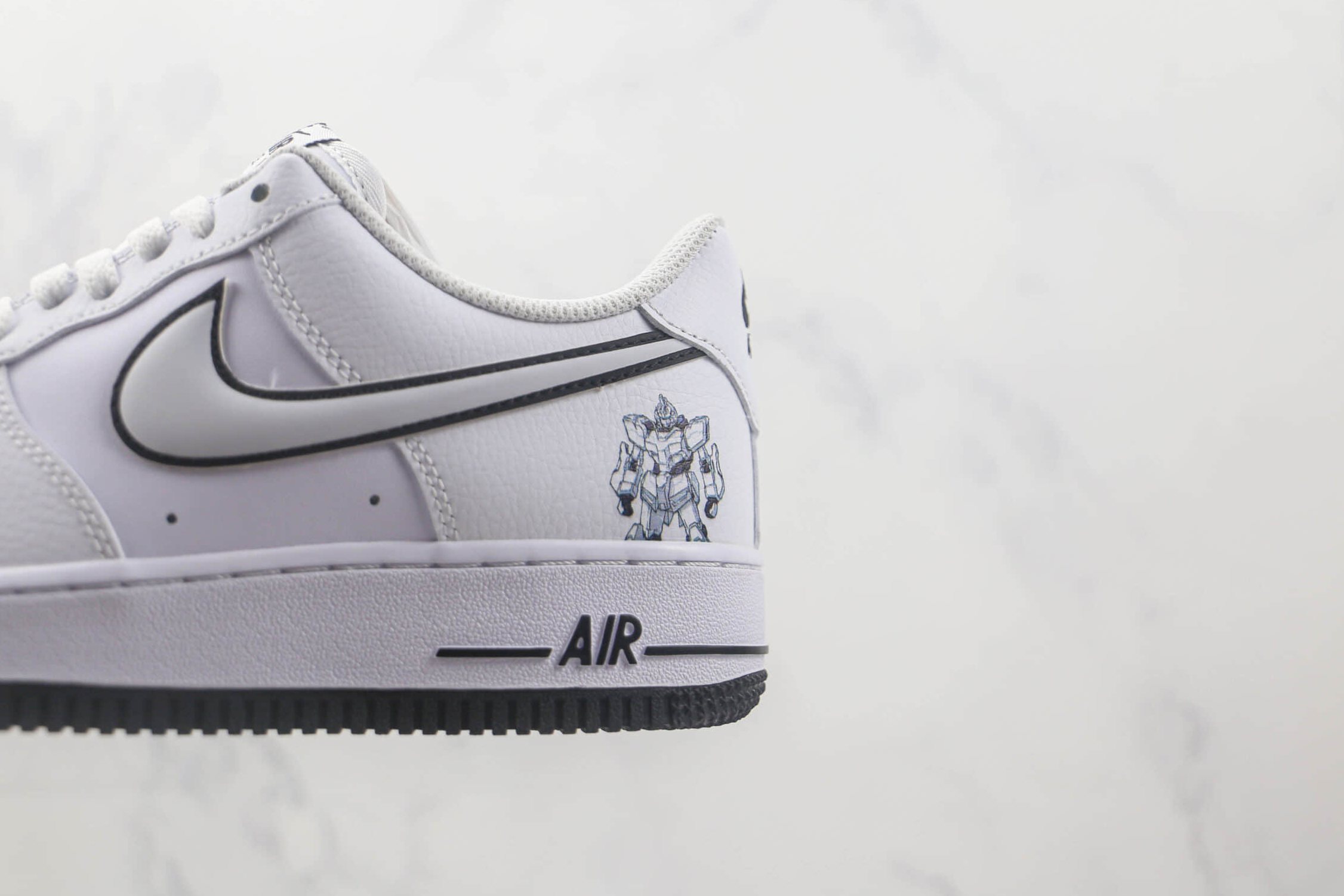 Nike Air Force 1 Low Gundam White Black - KK1256-657 | Premium Sneakers Nike Air Force 1 Low Gundam White Black - KK1256-657 | Premium Sneakers