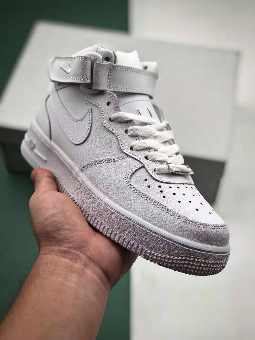 Nike Air Force 1 Mid 07 Leather Triple White - 366731-100 | Shop Now!