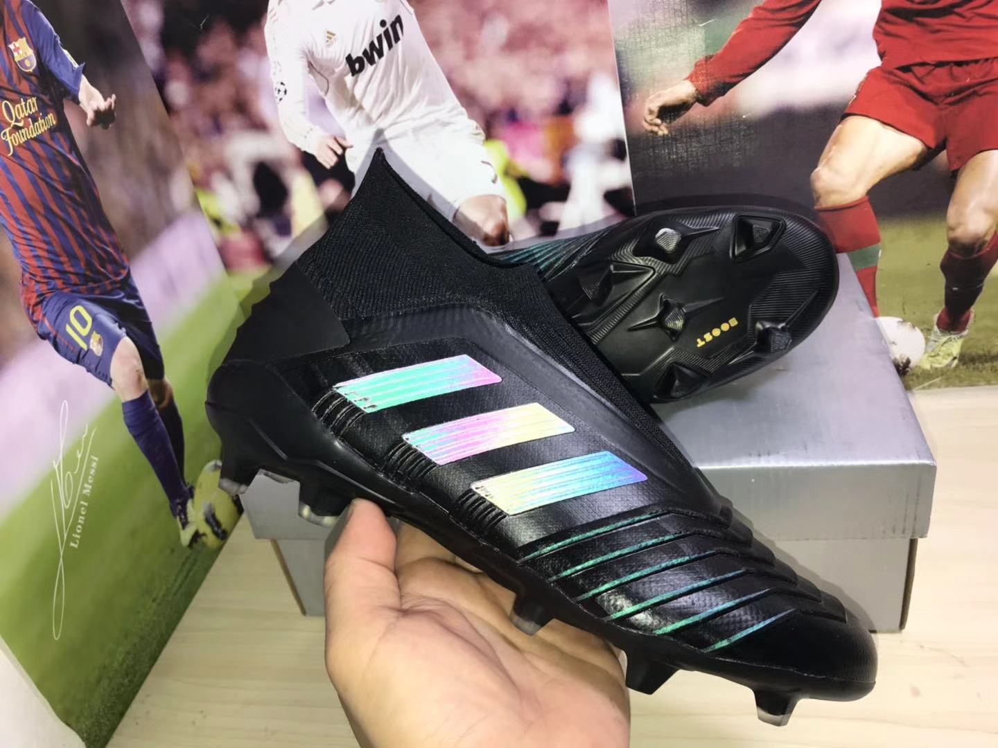 Adidas Predator 19+ FG 'Triple Black' F35612 - Ultimate Performance on the Pitch Adidas Predator 19+ FG 'Triple Black' F35612 - Ultimate Performance on the Pitch