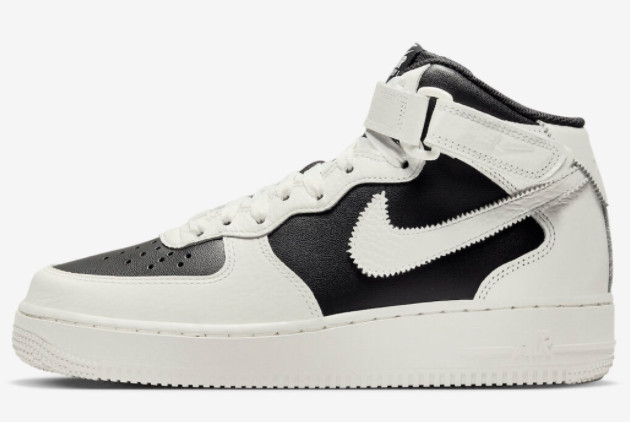 Nike Air Force 1 Mid 'Reverse Panda' Black/White DV2224-001 - Limited Edition Sneaker