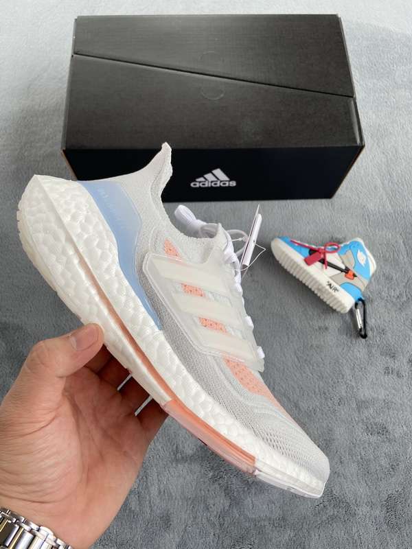 Adidas UltraBoost 21 'White Glow Pink' FY0396 - Lightweight Performance Sneakers