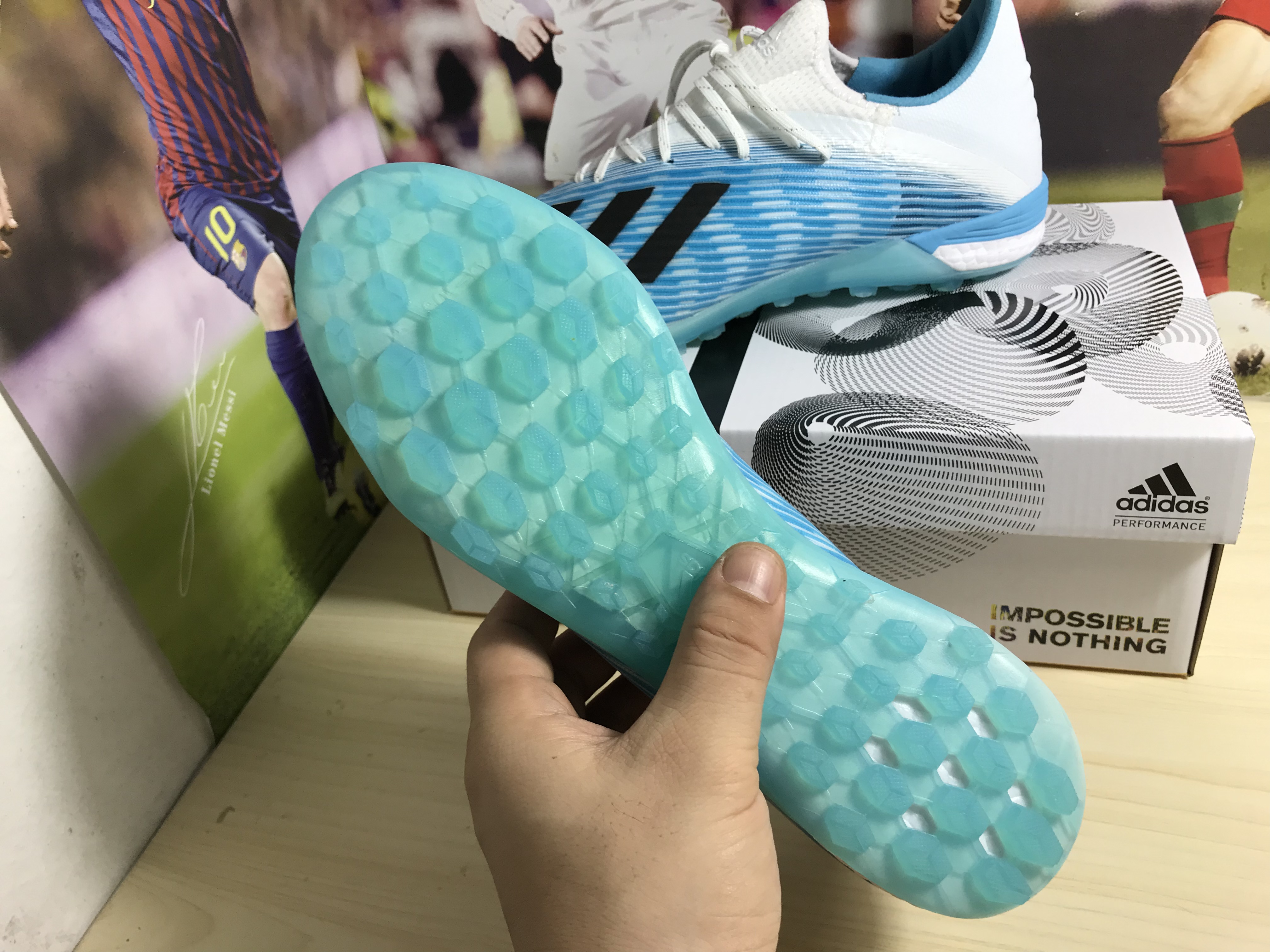 Adidas X 19.1 TF Hard Wired - Bright Cyan Core Black Shock Pink F99999 Adidas X 19.1 TF Hard Wired - Bright Cyan Core Black Shock Pink F99999
