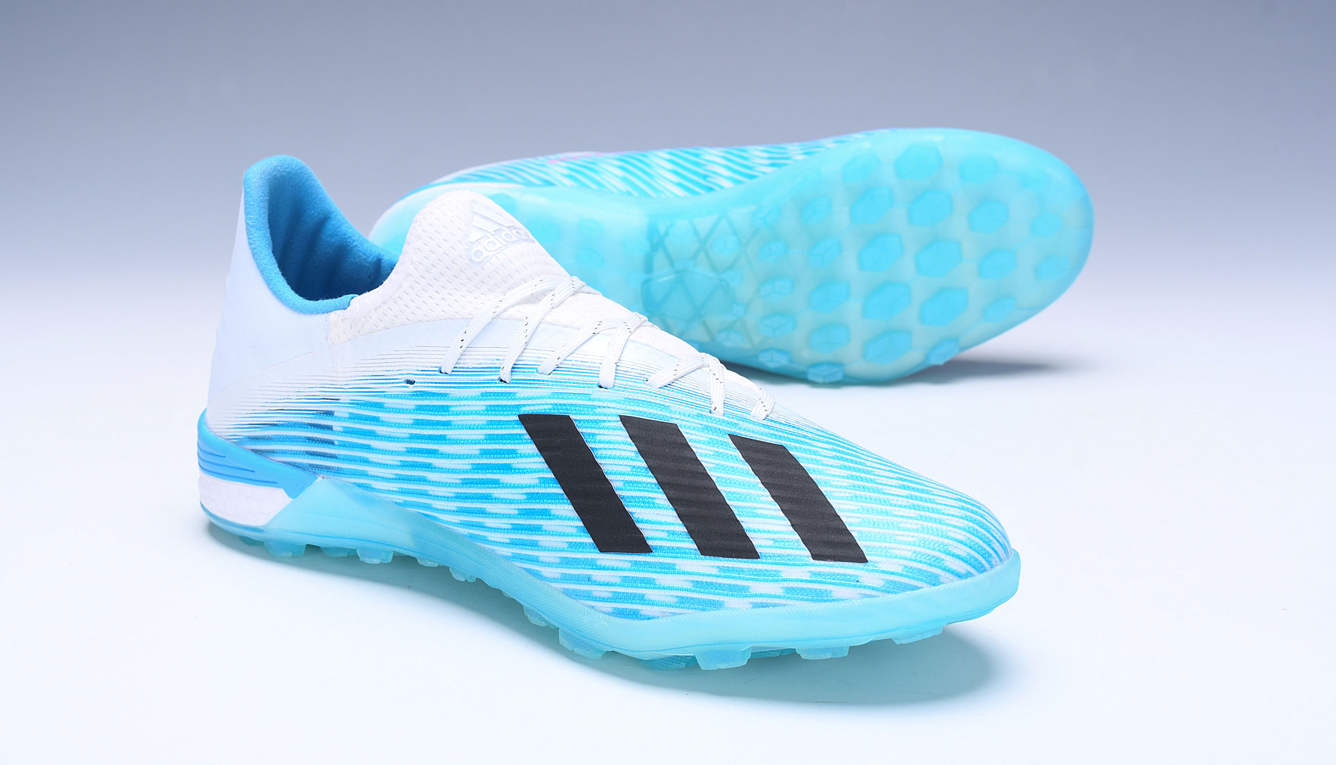 Adidas X 19.1 TF Hard Wired - Bright Cyan Core Black Shock Pink F99999 Adidas X 19.1 TF Hard Wired - Bright Cyan Core Black Shock Pink F99999