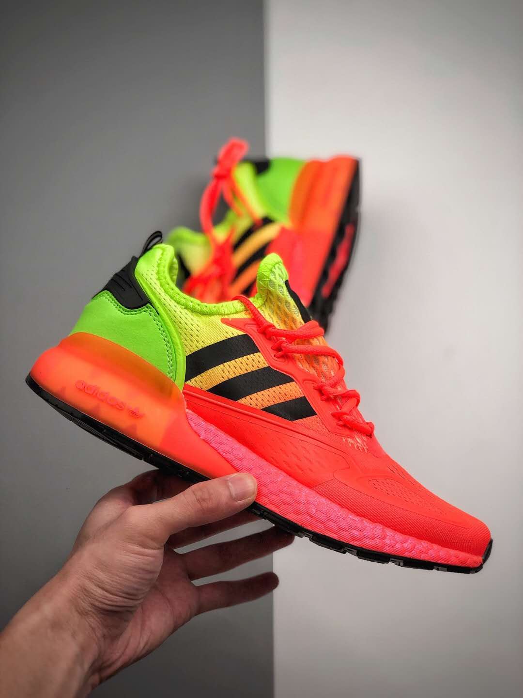 Adidas ZX 2K Boost 'Solar Yellow Red' FW0482: Stylish and Comfortable Footwear Adidas ZX 2K Boost 'Solar Yellow Red' FW0482: Stylish and Comfortable Footwear