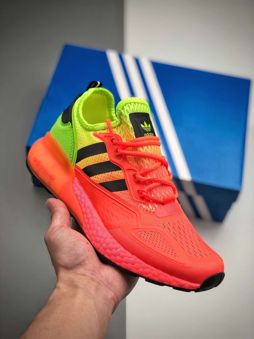 Adidas ZX 2K Boost 'Solar Yellow Red' FW0482: Stylish and Comfortable Footwear Adidas ZX 2K Boost 'Solar Yellow Red' FW0482: Stylish and Comfortable Footwear