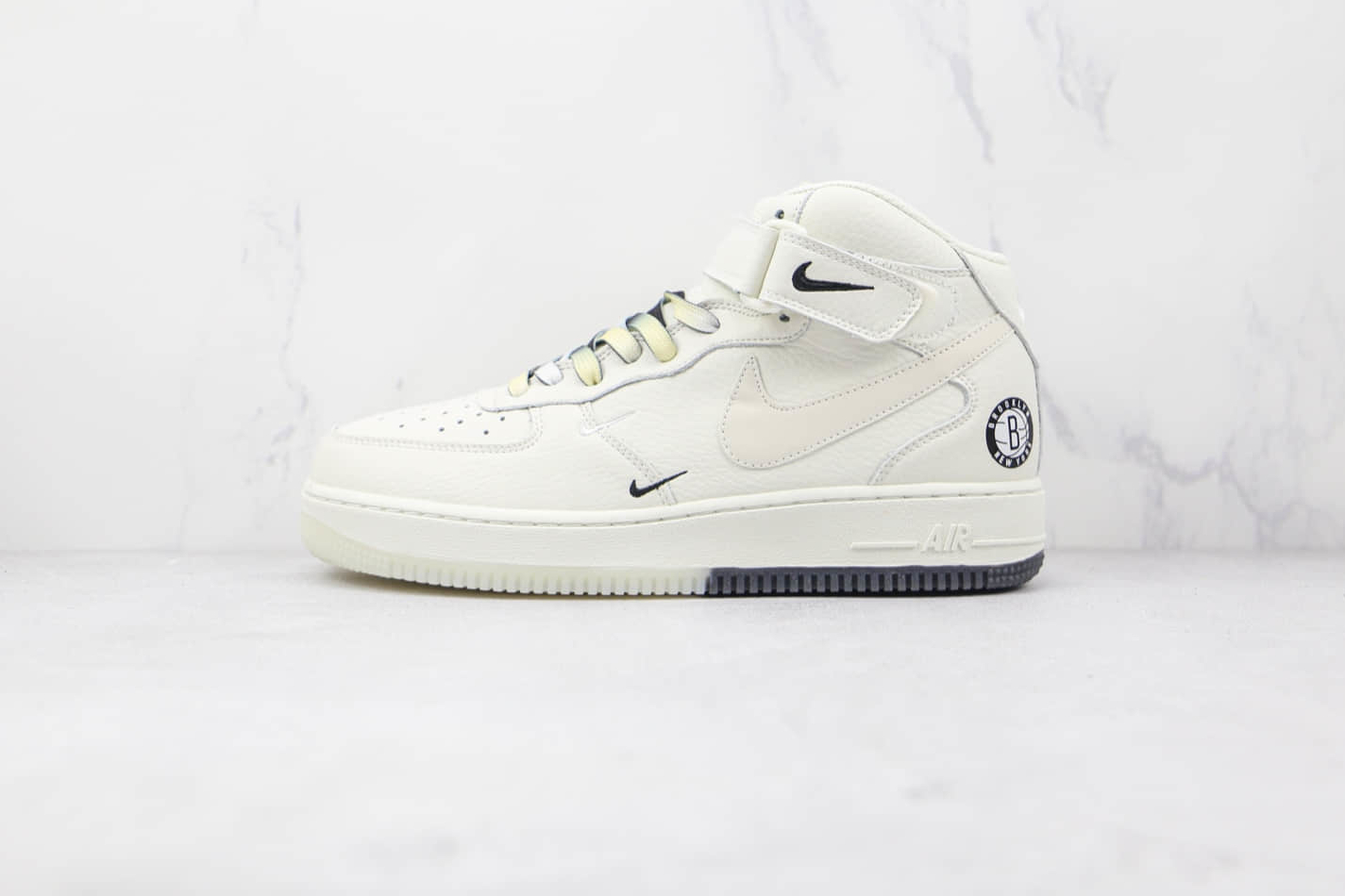 Stylish Nike Air Force 1 07 Mid White Black Yellow Shoes CT1989-117 for Ultimate Comfort