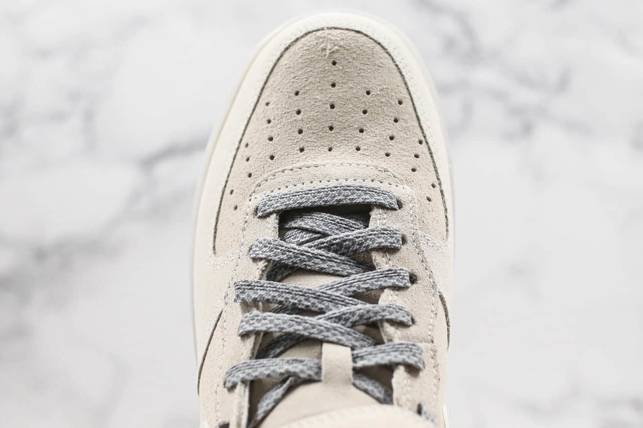 Nike Air Force 1'07 Mid White Grey Medium Grey Men's Shoes 315123-002 Nike Air Force 1'07 Mid White Grey Medium Grey Men's Shoes 315123-002