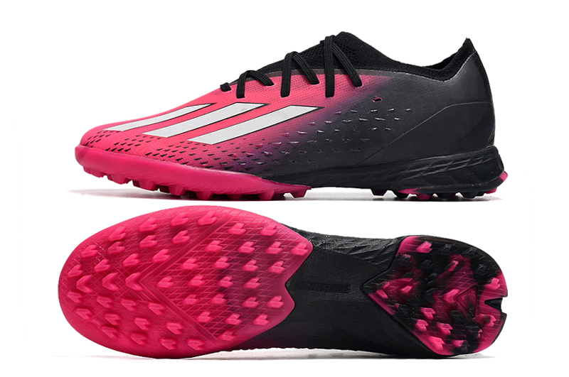 Adidas X Speedportal .1 TF - Pink White Black | Lightweight Soccer Shoes Adidas X Speedportal .1 TF - Pink White Black | Lightweight Soccer Shoes