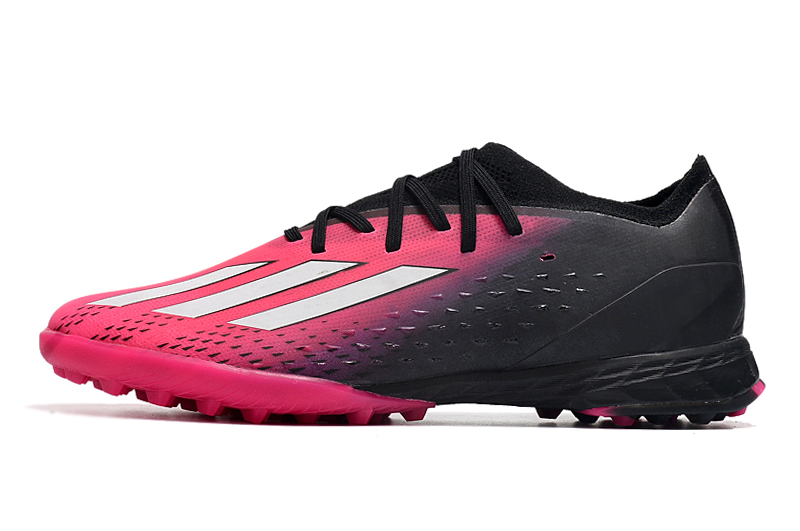 Adidas X Speedportal .1 TF - Pink White Black | Lightweight Soccer Shoes Adidas X Speedportal .1 TF - Pink White Black | Lightweight Soccer Shoes