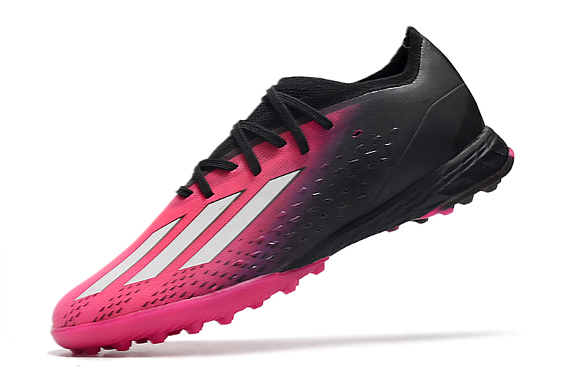 Adidas X Speedportal .1 TF - Pink White Black | Lightweight Soccer Shoes Adidas X Speedportal .1 TF - Pink White Black | Lightweight Soccer Shoes
