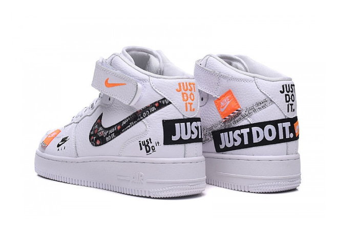 Nike Air Force 1 Mid Just Do It White BQ6474-100 | Authentic & Stylish Sneakers Nike Air Force 1 Mid Just Do It White BQ6474-100 | Authentic & Stylish Sneakers