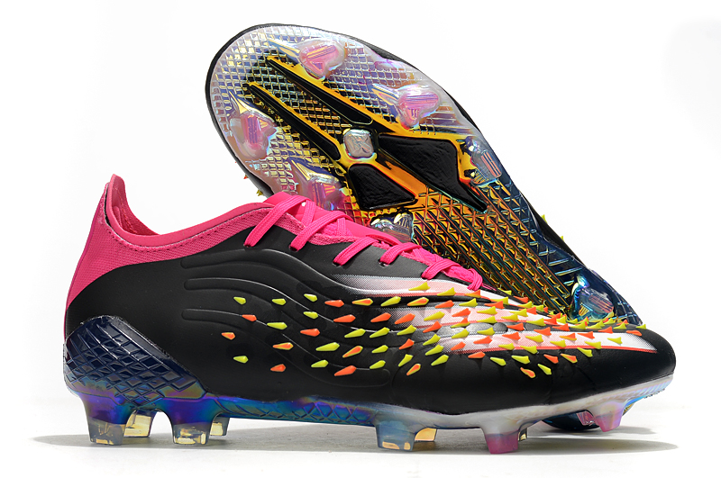 Adidas PREDCOPX FG 'Demonskin - Core Black Pink' Soccer Cleats